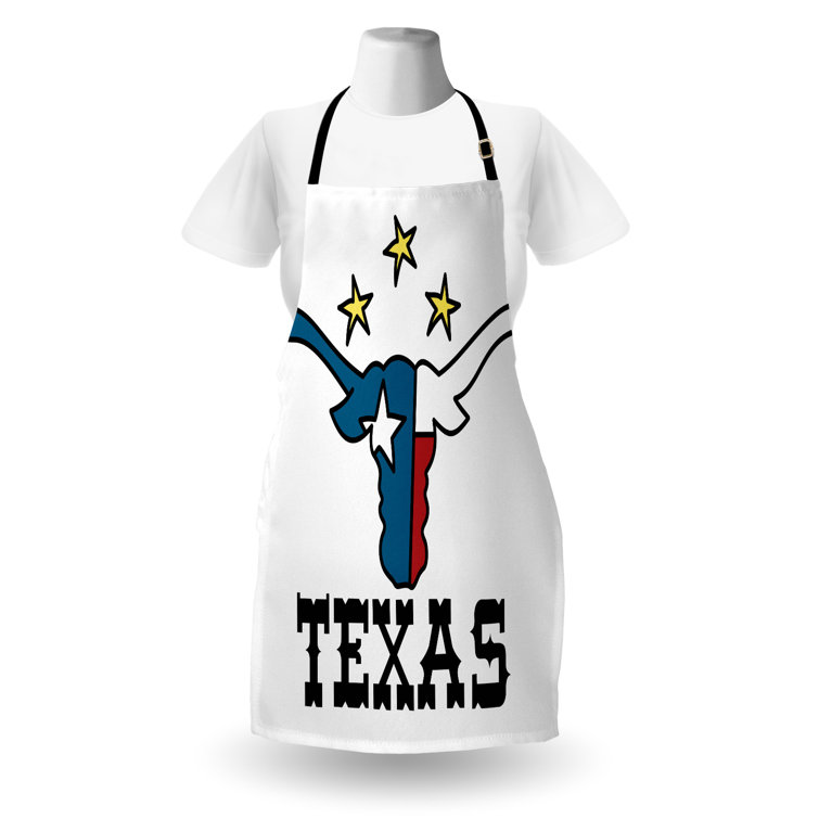 Bless international East Urban Home Texas Star Apron Unisex, Buffalo